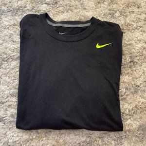 Men's Nike Charcoal Grey Long Sleeve Tee